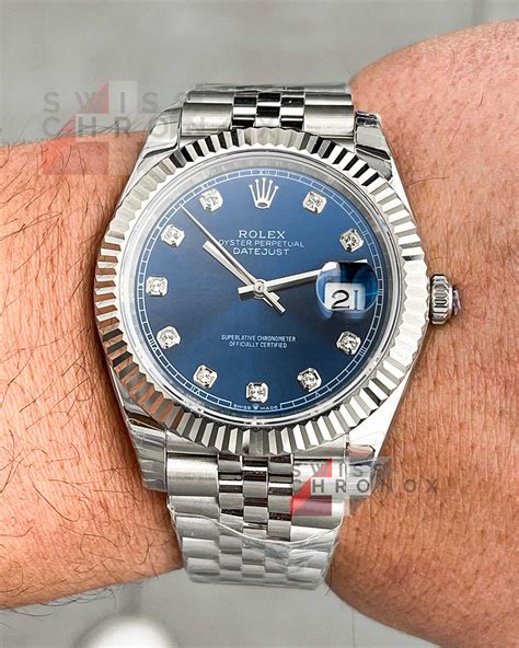 41 mm rolex datejust jubilee romanon wrist|rolex datejust 41 release date.